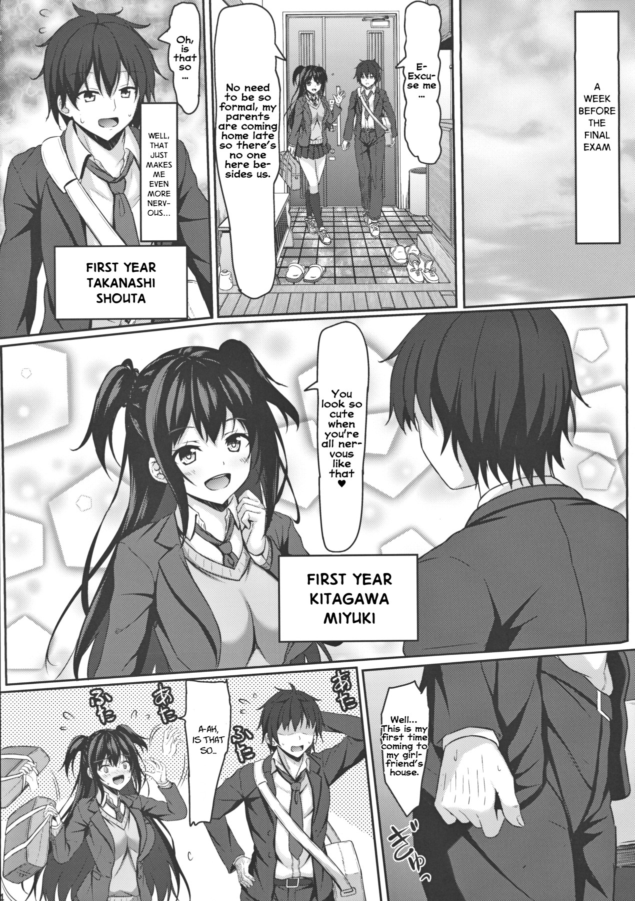 Hentai Manga Comic-First Year Middle Schooler Me And My Girlfriend Schoolgirl's Big Sister-Read-3